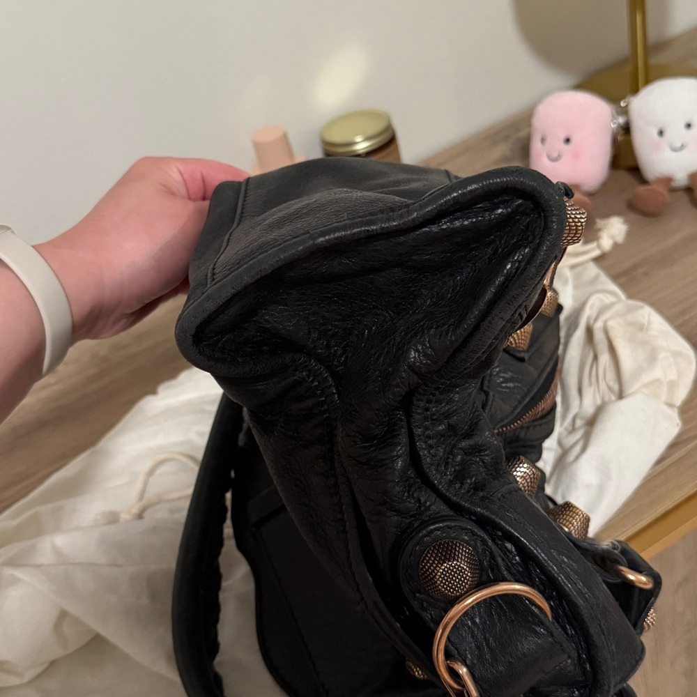 Balenciaga Black Leather Satchel - Picture 11 of 11